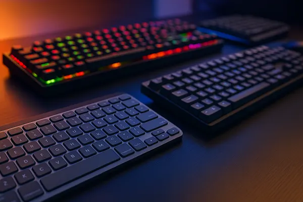 Clavier hybride gaming et bureau