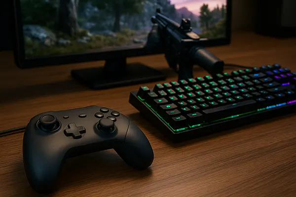 Hybrid gaming controller